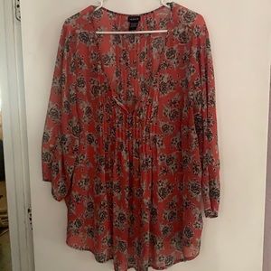 Torrid multi-color blouse